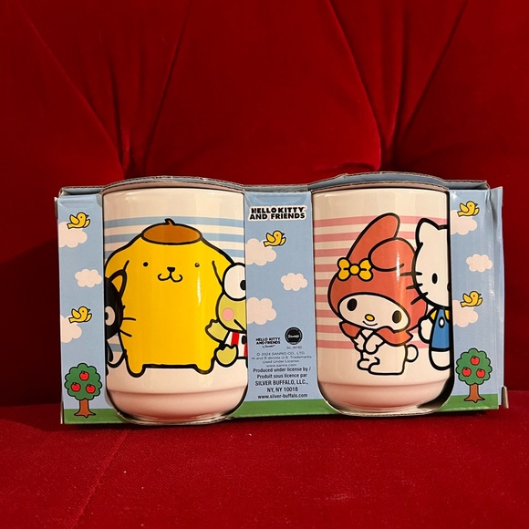 Hello Kitty and Friends Tea Cup Set of 2 New in Package - Picture 2 of 9